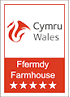 Wales Tourism 5 star accredditation for farmhouse accommodation