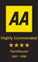 AA Farmhouse Highly Commended